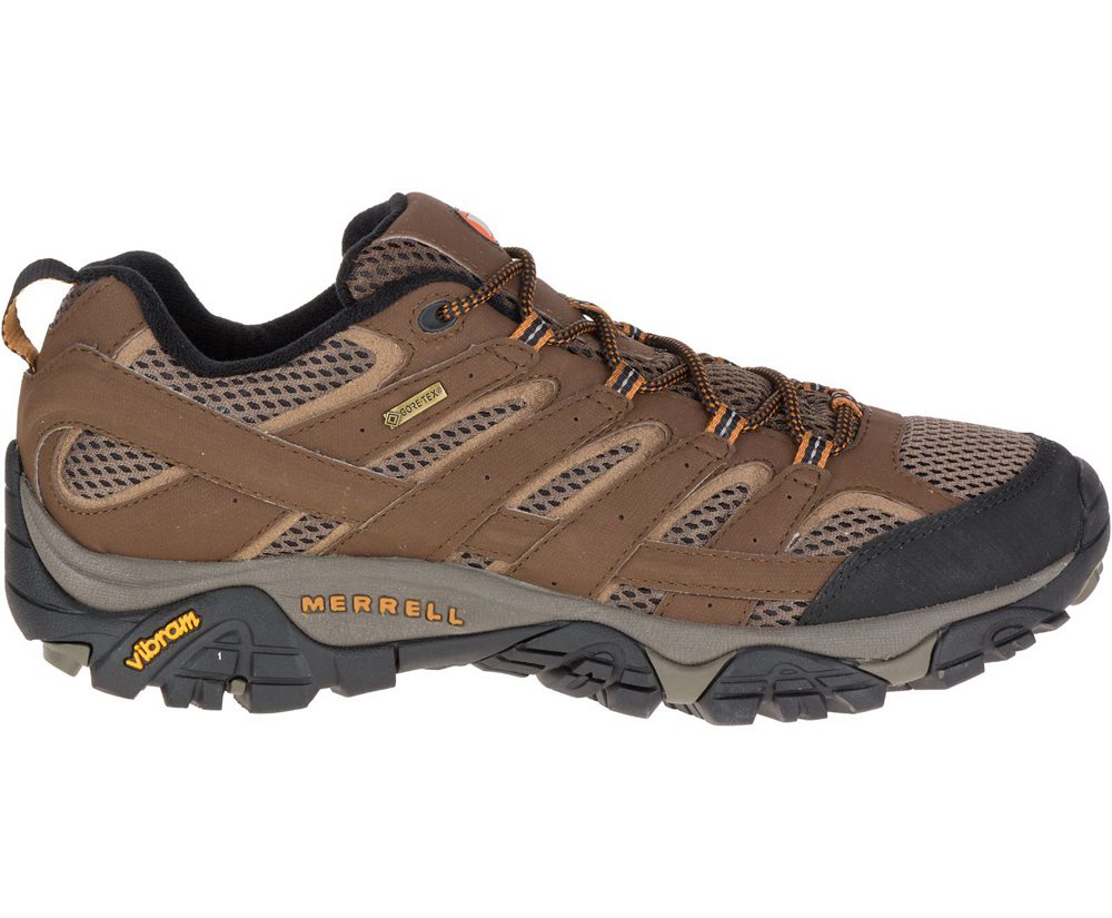 Tenis Homem - Merrell Moab 2 Gore -Tex® Wide Width - Marrom - KLR531876